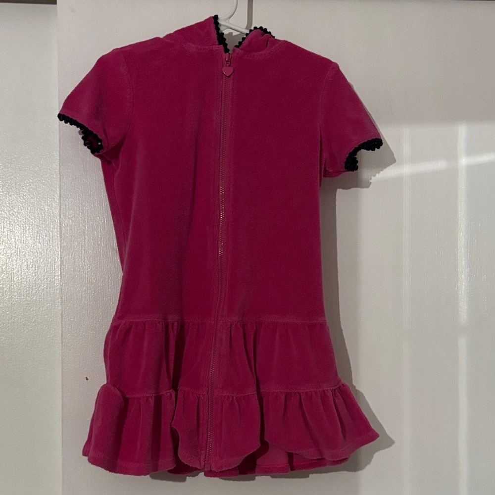 Cat & Jack Fuchsia Ruffle Kids Dress